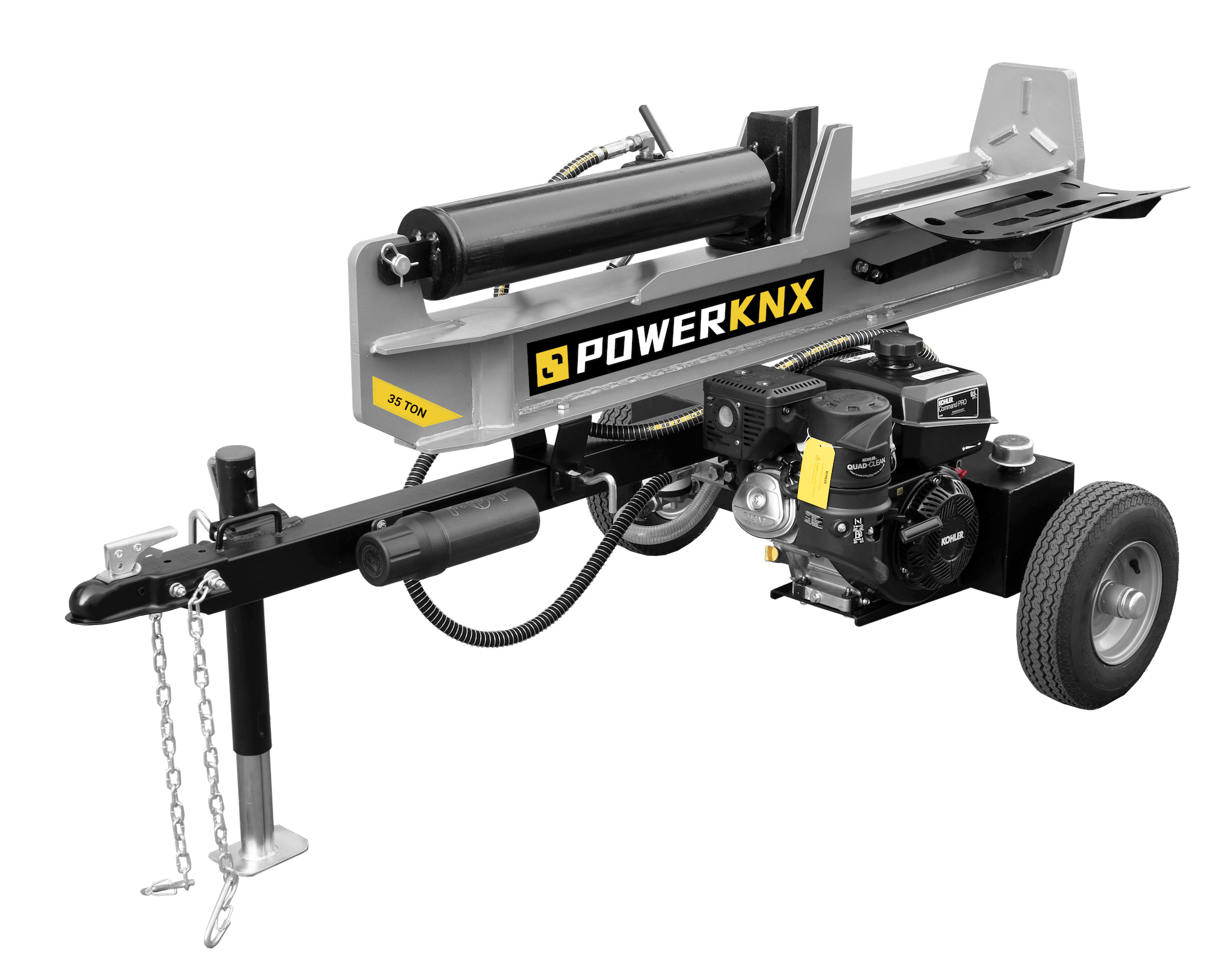 POWERKNX 35-Ton Vertical/Horizontal Gas Log Splitter - 31-405