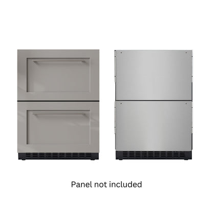 KOOLMORE  23 in. Panel Ready Two-Drawer Refrigerator and Freezer  - KMBIR1D1FPR