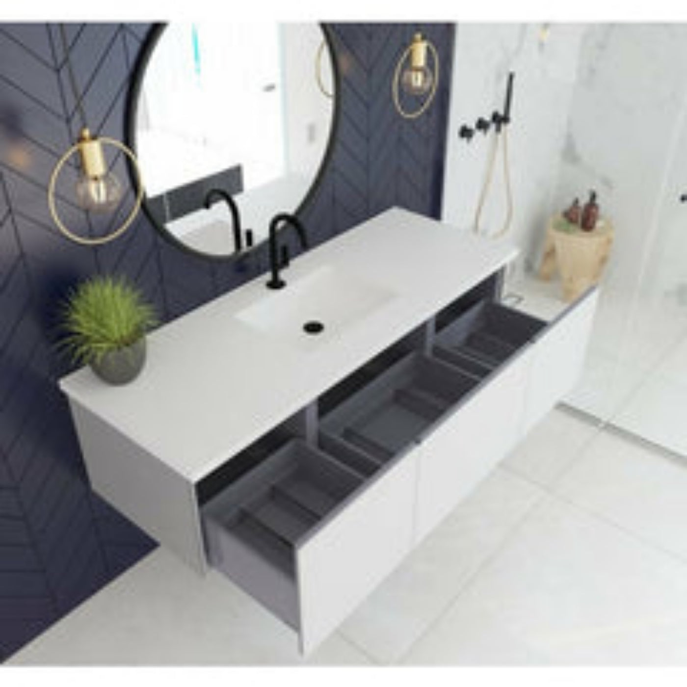 Laviva Vitri 60" Vanity - 313VTR-60CCW