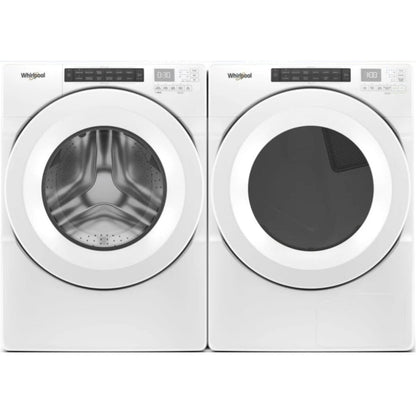 Whirlpool 27 Inch Front Load Washer & Whirlpool 27 Inch Ventless Electric Dryer - WFW560CHW
