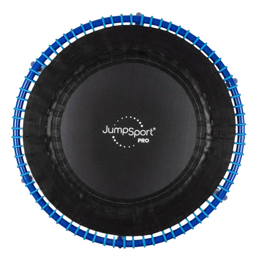 Disc-O-Bed JumpSport 350 PRO Fitness Trampoline, Cardio Workout Equipment, 39 Inch, Blue - 415464