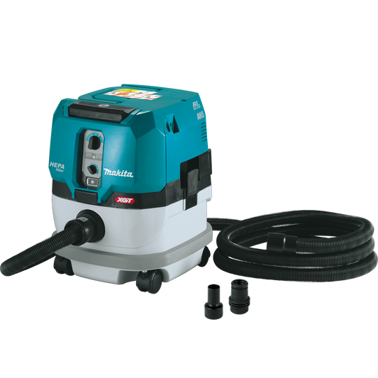 Makita  40V Max XGT Brushless Cordless 2.1 Gallon HEPA Filter Dry Dust Extractor, AWS Capable -  GCV02ZX