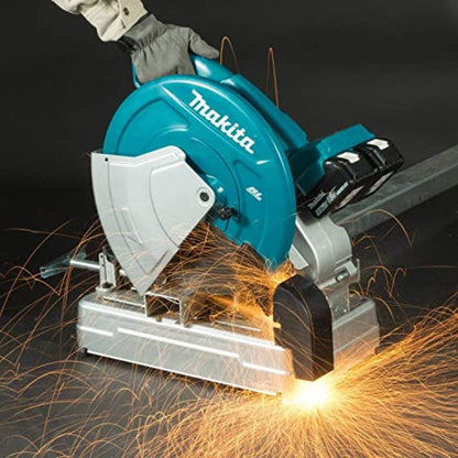 Makita  18V LXT Lithium-Ion Brushless Cordless 14" Cut-Off Saw Kit (5.0Ah) (Open Box/Excellent Condition) - XWL01PTREN