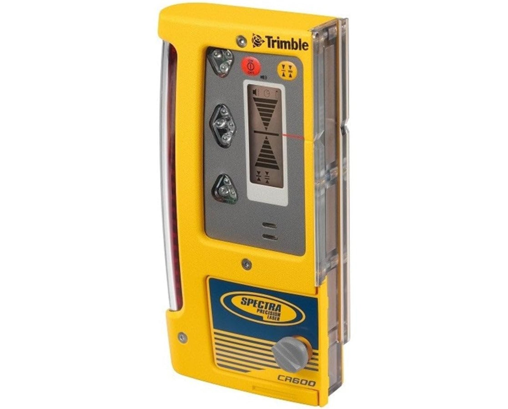 Spectra Precision CR600 Combination Laser Level Receiver with Rod Clamp, Magnetic Mount, Batteries, Waterproof, Lightweight, Bright LED Indicators - CR600