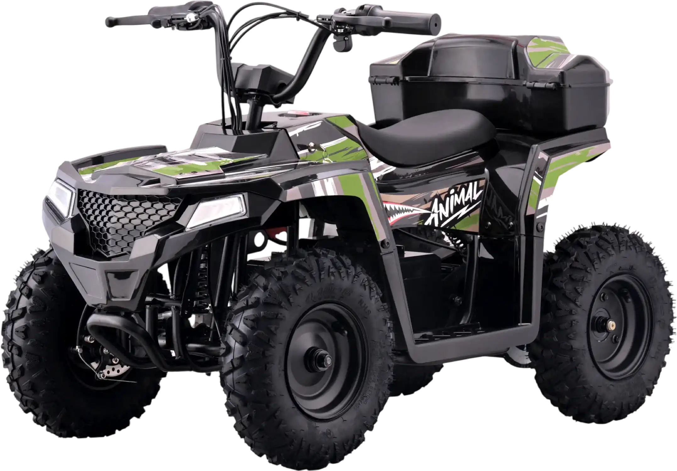 Droyd Animal ATV for Kids Electric 36V 8Ah LFP Battery 500W Brushless 10 Miles 15 MPH New - XW-A02-GRO