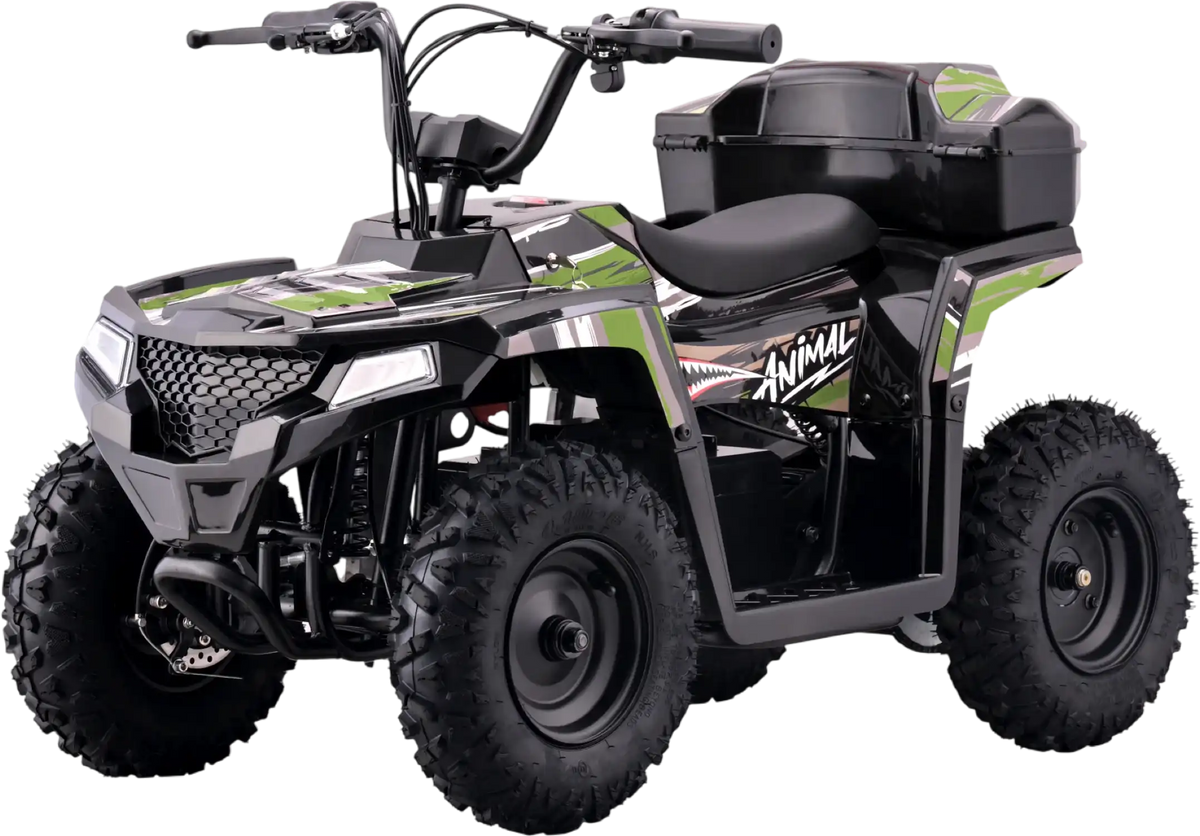 Droyd Animal ATV for Kids Electric 36V 8Ah LFP Battery 500W Brushless 10 Miles 15 MPH New - XW-A02-GRO