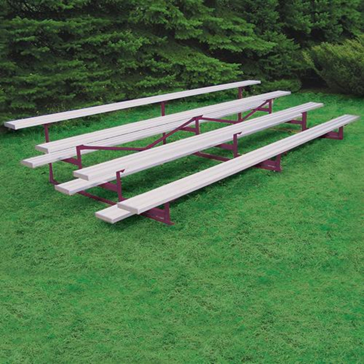 Bleacher 4 Row 15' All Aluminum Standard - BLCH-4AL