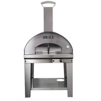 Bull Gas Fired Outdoor Pizza Oven with Cart - Front View