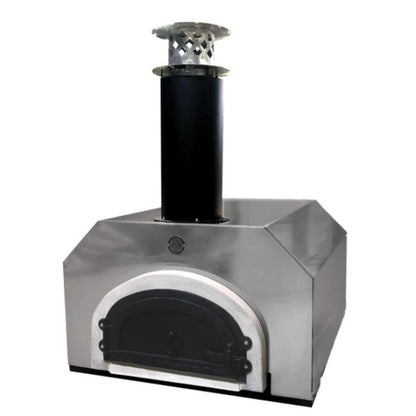 Chicago Brick Oven 500 Countertop Wood Fired Pizza Oven - Stainless Steel
