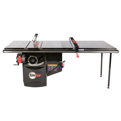 SawStop 7.5HP, 3ph, 480v Industrial Cabinet Saw w/52" T-Glide Advance Fence, Rails &amp; Extension Table - ICS73480-ATGI52