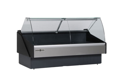 Hydra-Kool  | 60" Wide Self Contained Curved Glass Deli Display Case - KFM-CG-60-S