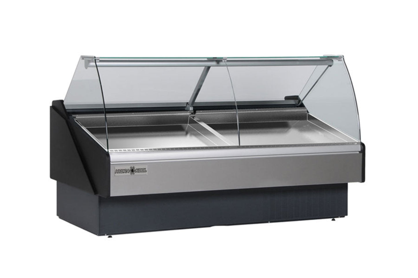 Hydra-Kool  | 52" Wide Remote Curved Glass Seafood Display Case - KFM-SC-50-R