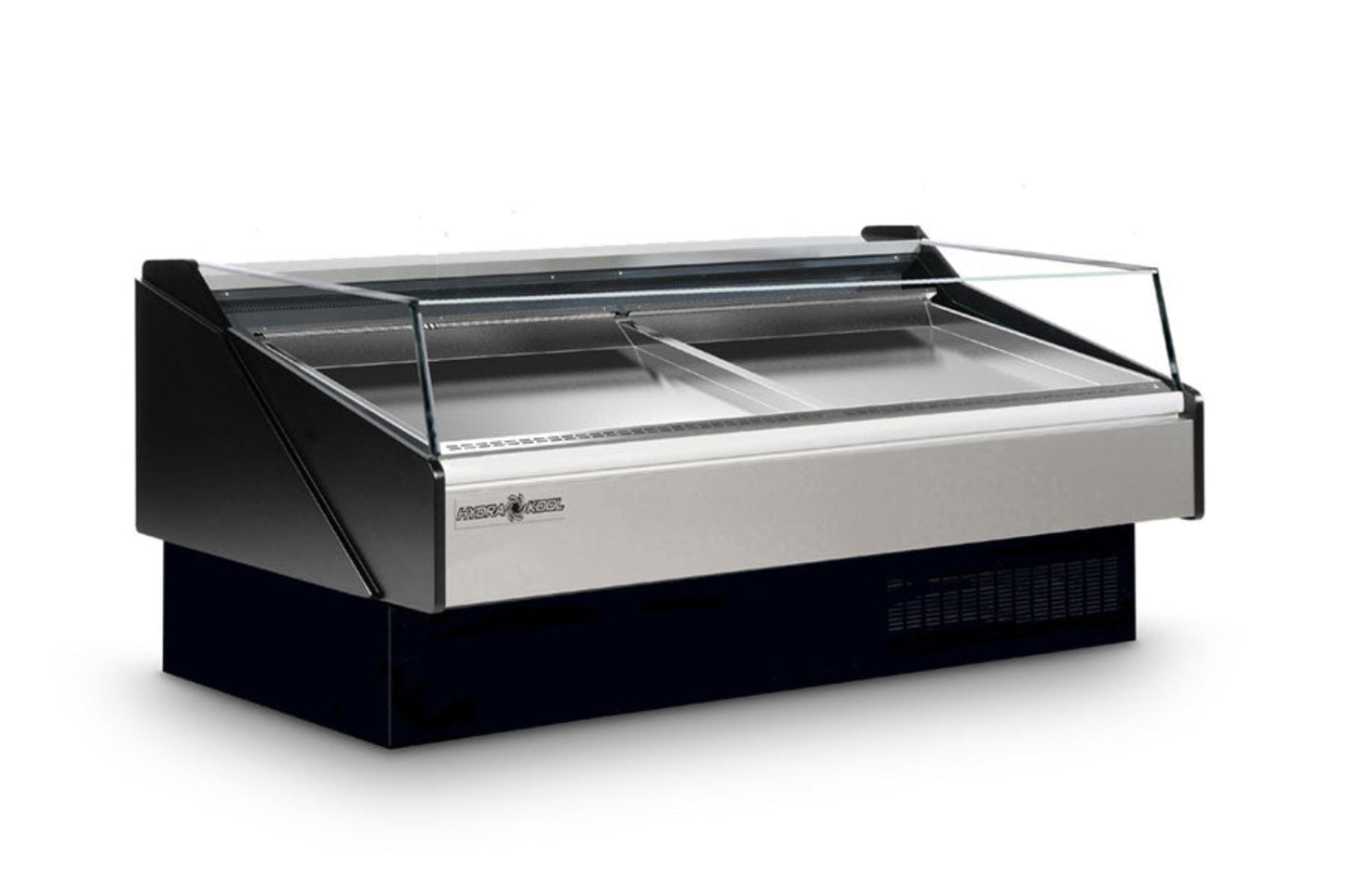 Hydra-Kool  | 117" Wide Self Contained Open Glass Seafood Display Case - KFM-SO-120-S