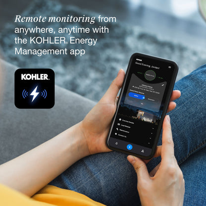 Kohler10KW Standby Generator with 100 Amp Automatic Transfer Switch and App Connect  New -  10RESVL-100LC12