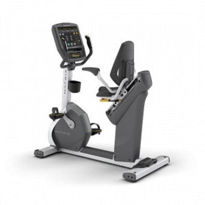 Johnson Health Tech Matrix R1x Recumbent Cycle - Matrix R1x Recumbent Cycle Bike with Large LED Console - R1X