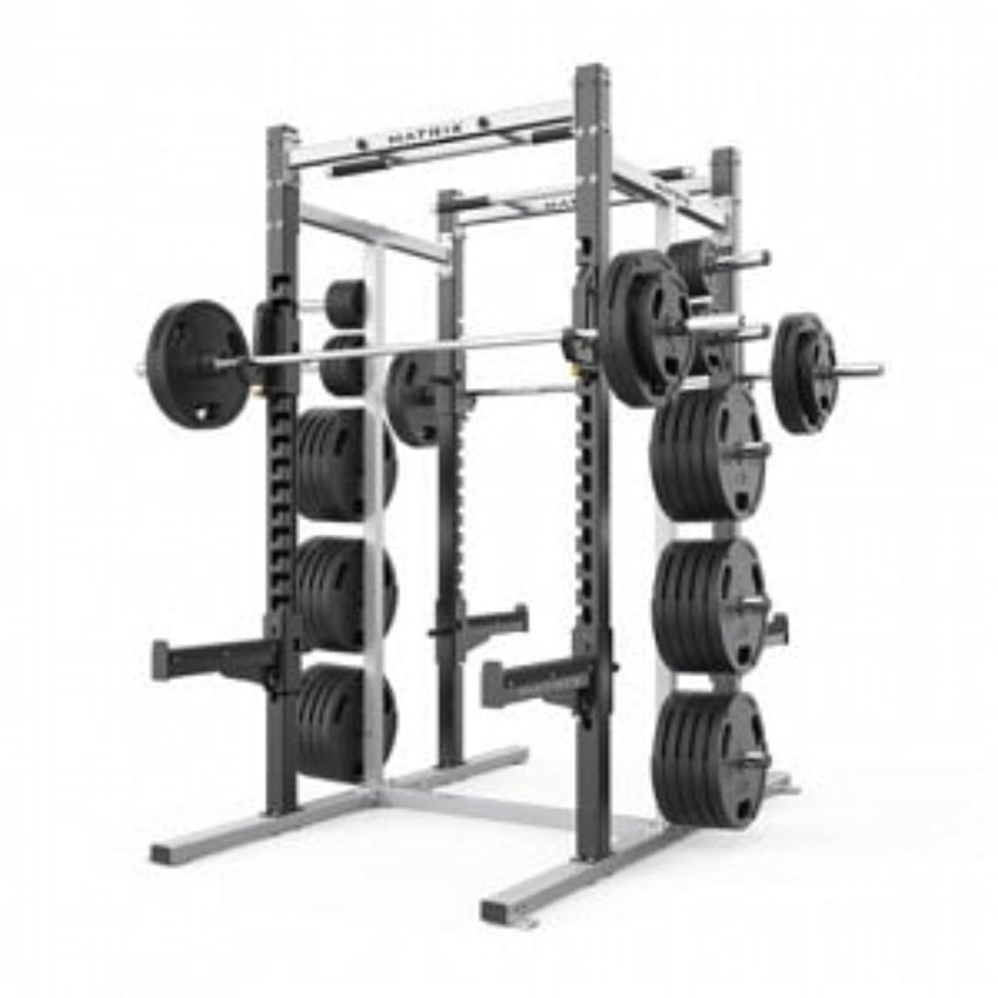 Johnson Health Tech Matrix Varsity Half Rack - Matrix Varsity Half Rack, 7 ft. 6" - VY-D690
