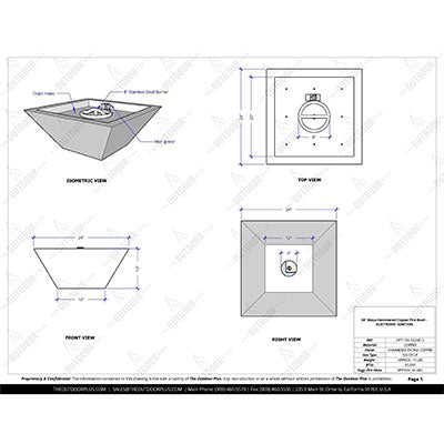 Maya Copper Electric Ignition Diagram