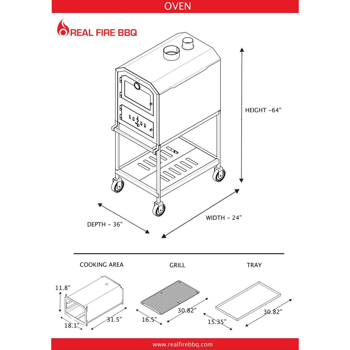 Nuke 60 Outdoor Pizza Oven Diagram