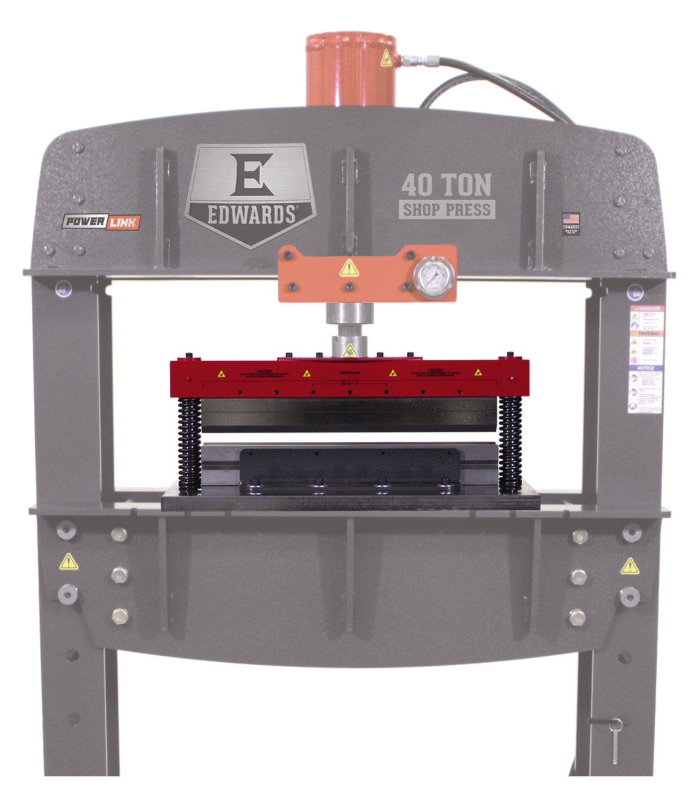 EDWARDS 6 PC. Press Tooling Set For 20 & 40 Ton Shop Presses - ED9-PRB06