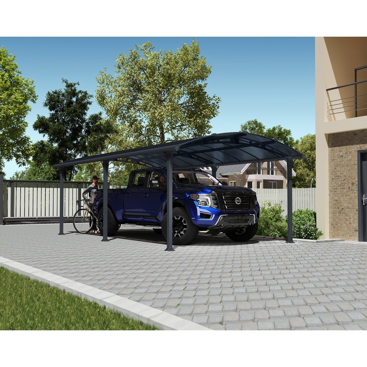Palram - Canopia | Arcadia 5000 Carport 12x21x8 ft - HG9117