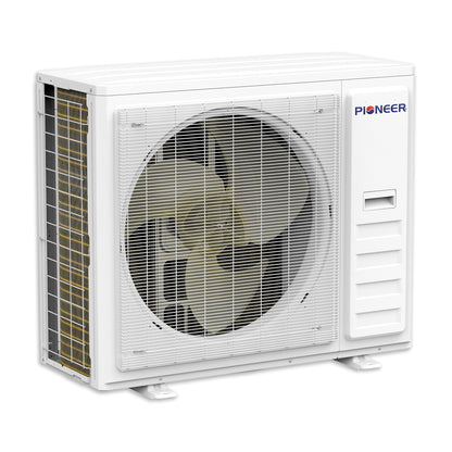 Pioneer Triple Split 36000 BTU 3-Ton Quantum Ultra Wi-Fi 22.5 SEER2 Energy-Star Multi (3) Zone Wall Mount Air Conditioner Heat Pump 230-Volt - WYT040GLSI24M4-18W-9W-9W