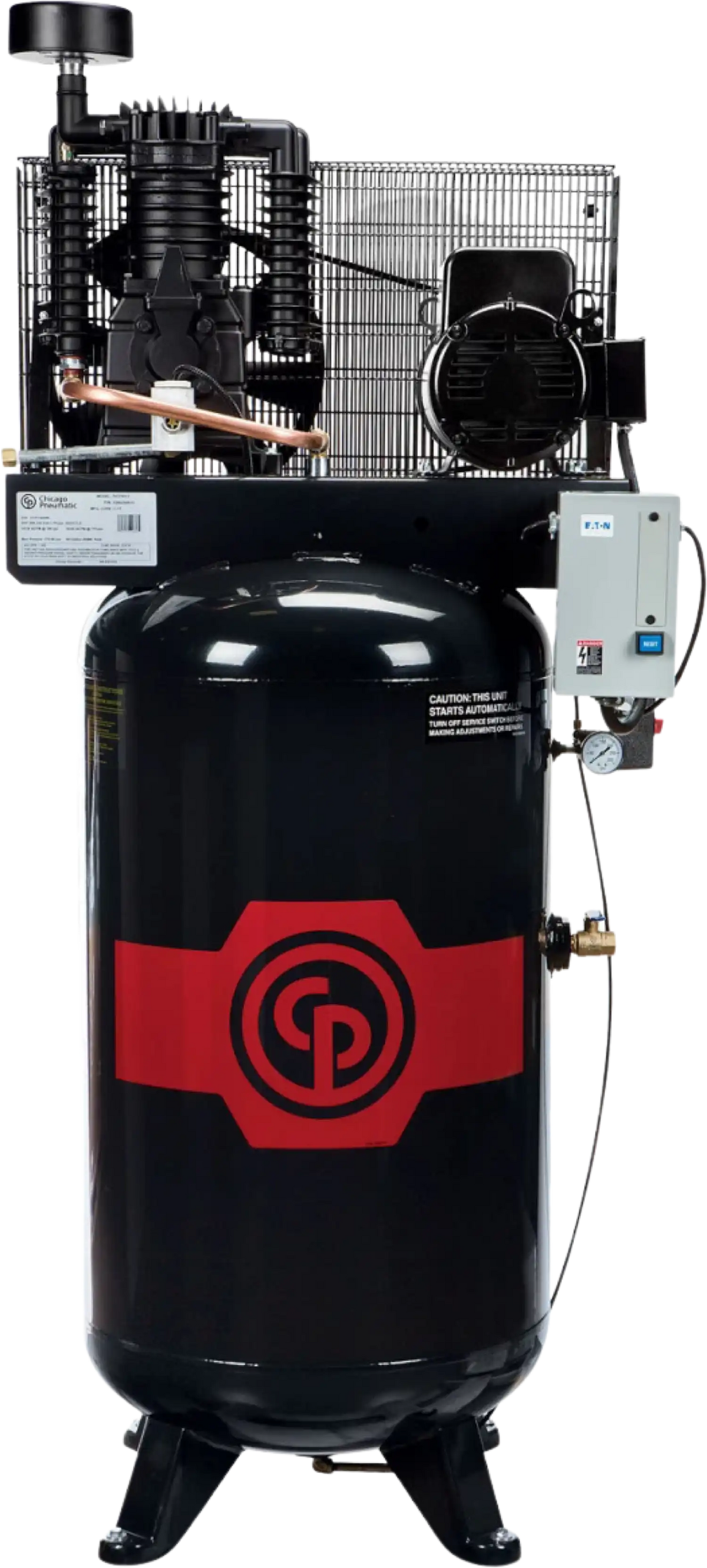 Chicago Pneumatic RCP-583V4 Air Compressor 5HP 80 Gal. Two Stage 3-Phase 460V New - 2021119388