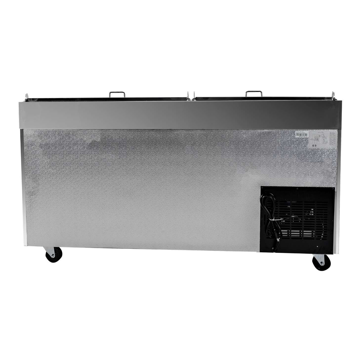 SABA SPP-70-9 - 70" Two Door Commercial Pizza Prep Table with 9 Pans