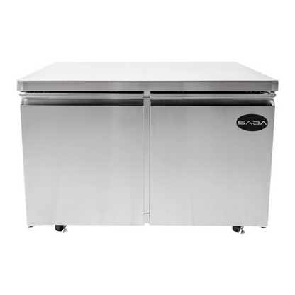 SABA 48" Two Door Commercial Under-Counter Cooler - SUC-48R