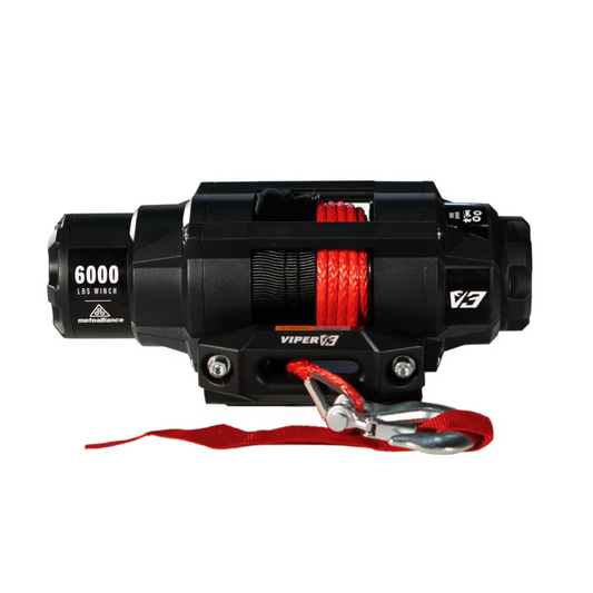 MotoAlliance Viper UTV Winch V3 Standard Spool 6000lbs New - V36000_BL