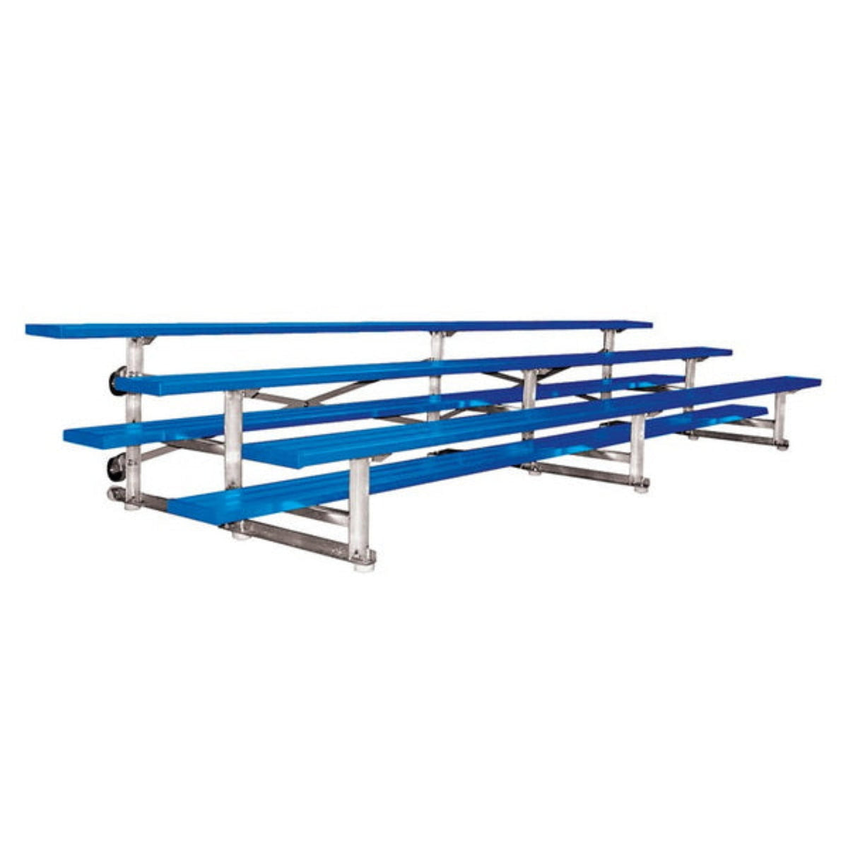 Bleacher - 15 ft. (3 Row - Single Foot Plank) -Tip & Roll - BLCH-3TRG