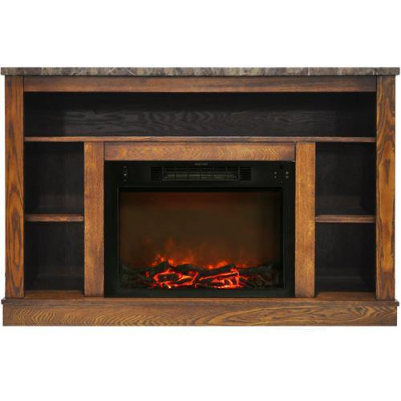 Cambridge 47 In. Electric Fireplace with Enhanced Log Insert - CAM5021-1CHRLG2