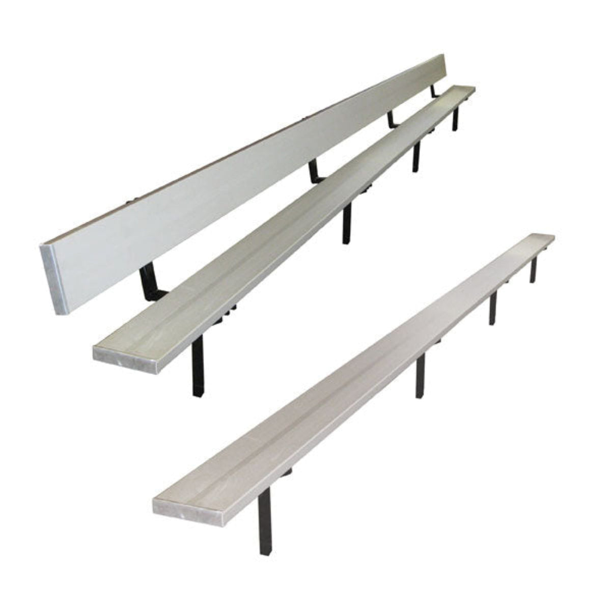 Bleacher Teammate Fixed Outdoor Player Benches