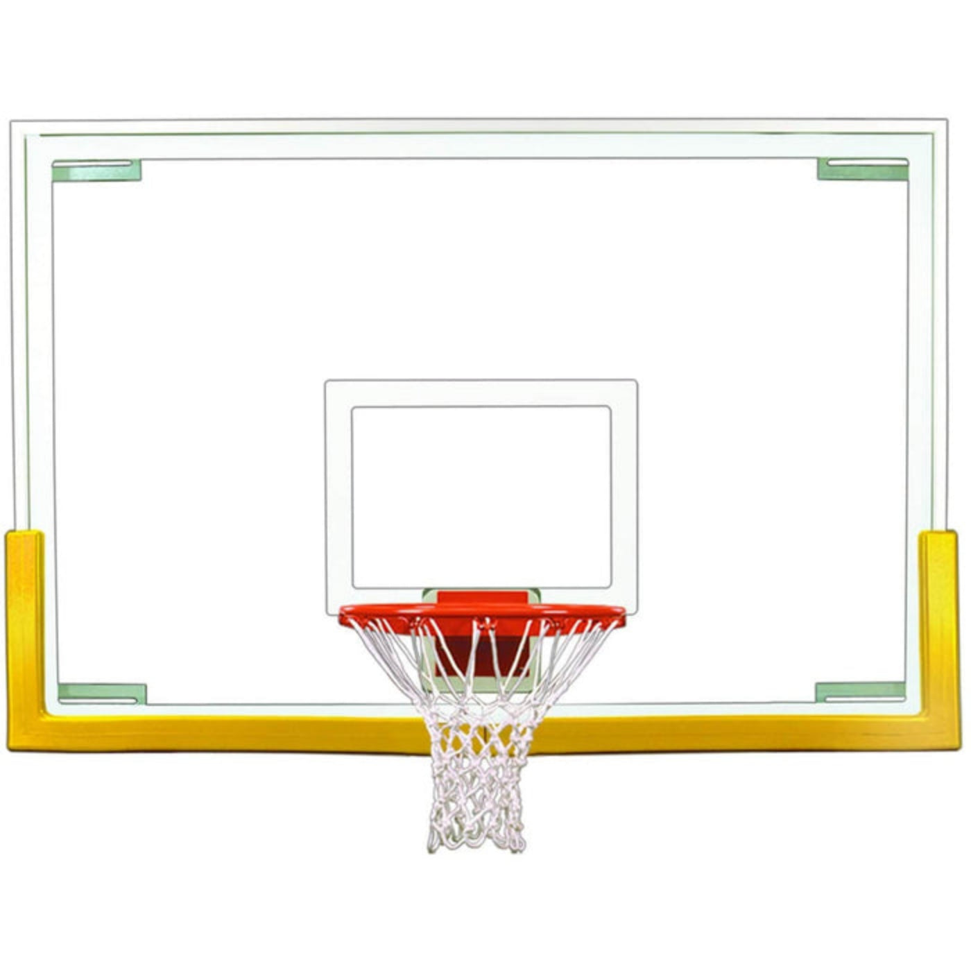 First Team Tradition 48" x 72" Basketball Backboard Package - Tradition Upgrade Package