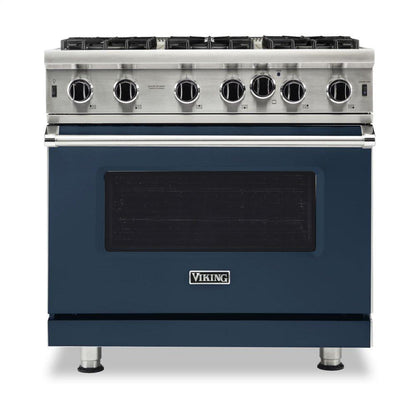 VIKING 36" Open Burner Gas Range Viking 5 Series Blue - VGIC53626BSBLP