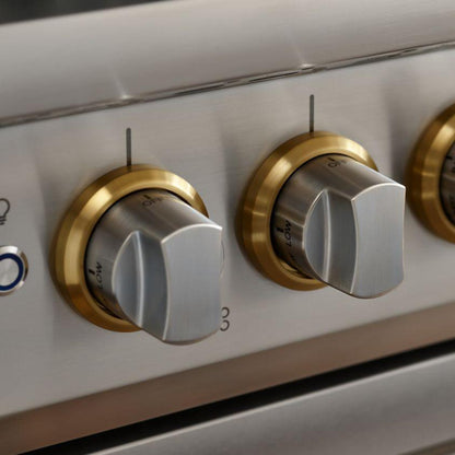 VIKING 48" Induction Range - Viking 5 Series in Stainless Steel - VIR54836BSS