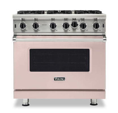 VIKING 36" Open Burner Gas Range Viking 5 Series Pink - VGIC53626BBHLP