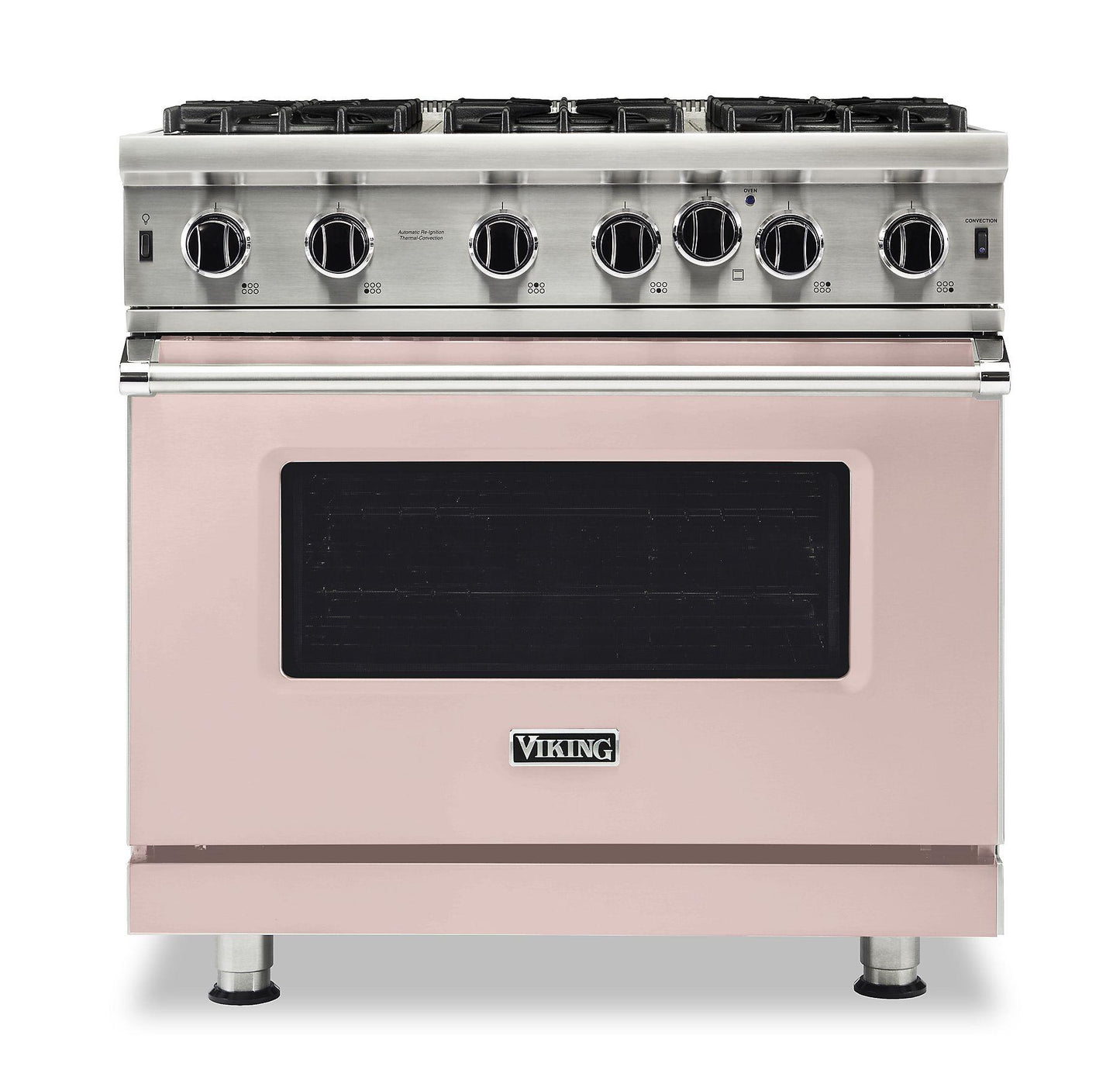 VIKING 36" Open Burner Gas Range Viking 5 Series Pink - VGIC53626BBHLP