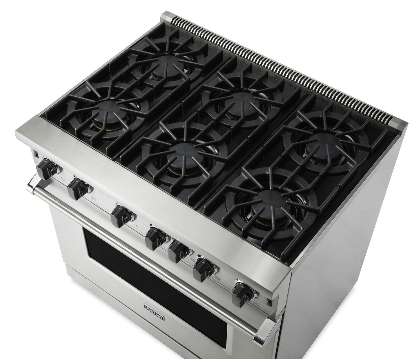VIKING 36" Open Burner Gas Range Viking 5 Series Gray - VGIC53626BDG