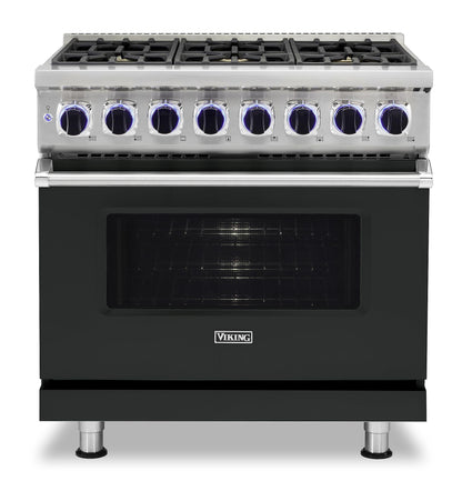VIKING 36" Dual Fuel Range - VDR7362 Viking 7 Series Bronze - VDR73626BAN