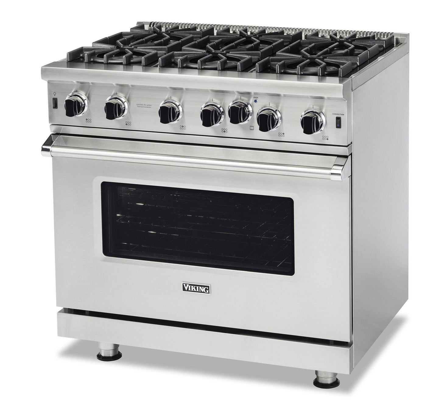 VIKING 36" Open Burner Gas Range Viking 5 Series Other  - VGIC53626BSPLP
