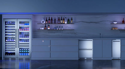 XO APPLIANCE XOU2470WGS Tall Single Zone Wine Cooler, Glass with in Stainless Steel Trim in Stainless Steel - XOU2470WGS
