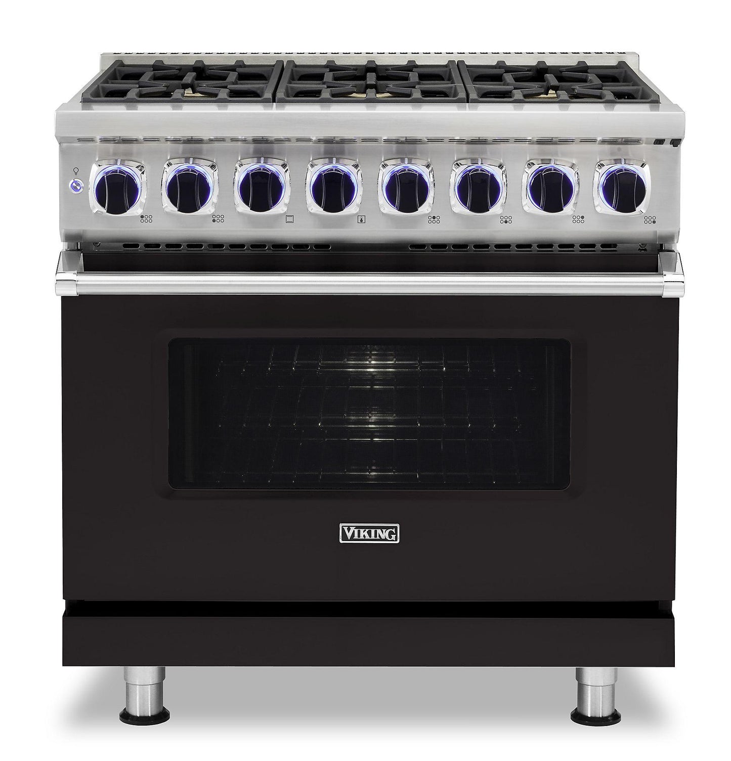 VIKING 36" Dual Fuel Range - VDR7362 Viking 7 Series Black - VDR73626BONLP