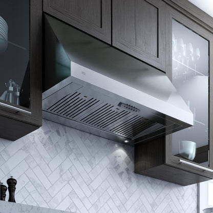 XO APPLIANCE XOT1842SC 42" CCC 600/395 CFM Italian Made Pro Hood Range Hood in Stainless Steel - XOT1842SC