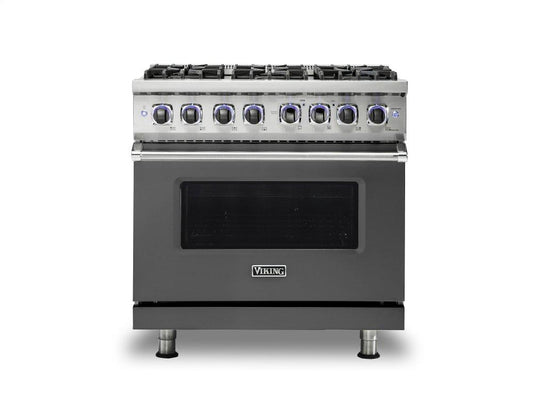 VIKING 36" Dual Fuel Range - VDR7362 Viking 7 Series Gray - VDR73626BDG