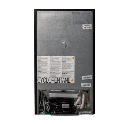 DANBY Danby Designer 3.1 cu. ft. 2-door Compact Fridge in Stainless Steel Look in Stainless Steel - DCR031B1BSLDD