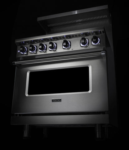VIKING 36" Dual Fuel Range - VDR7362 Viking 7 Series Gray - VDR73624GNA