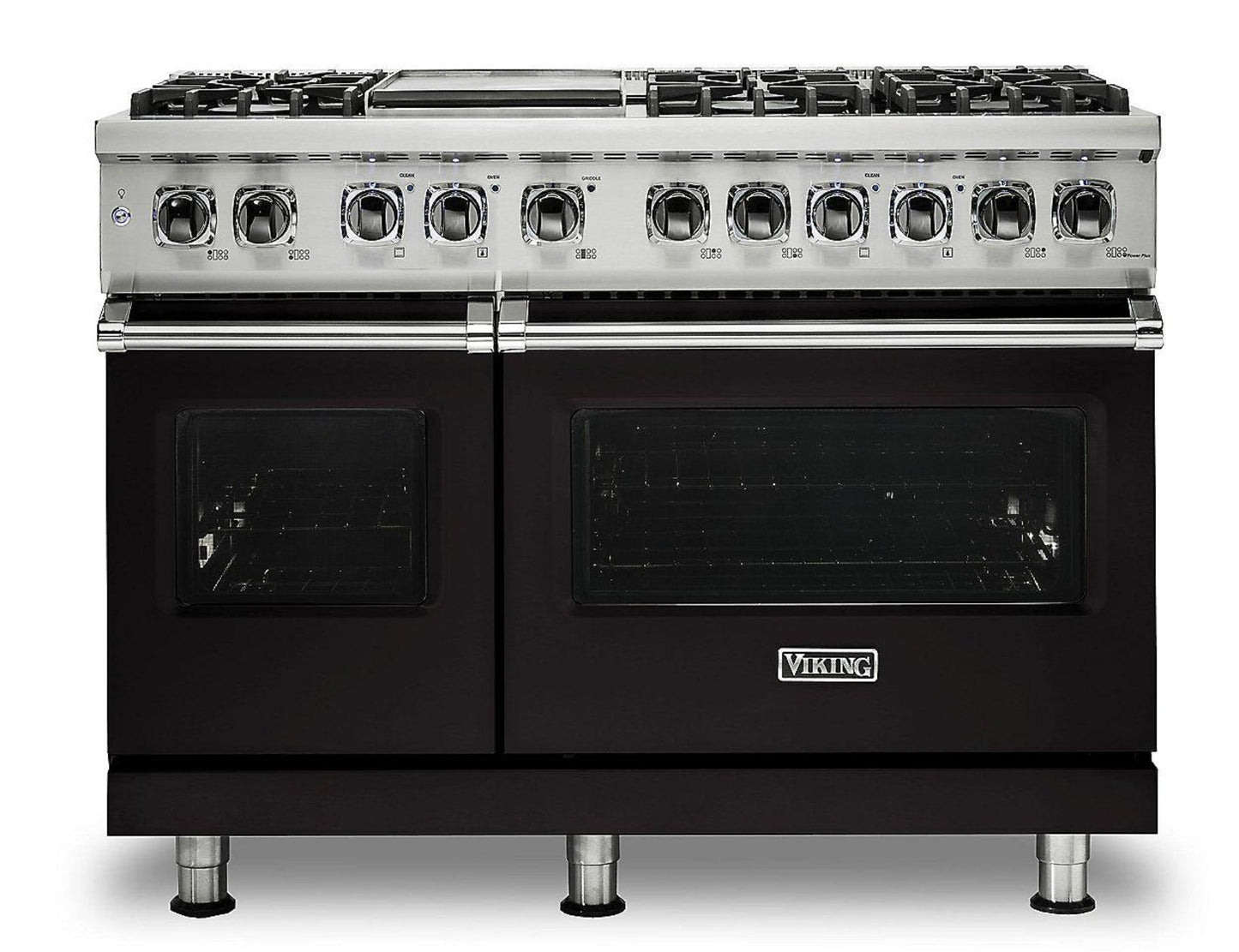 Klein Tools VIKING 48" Dual Fuel Range - Viking 5 Series Black - VDR5486GON