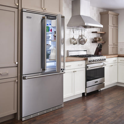 VIKING 30" Self-Cleaning Dual Fuel Range Viking 3 Series White - RVDR33025BPW