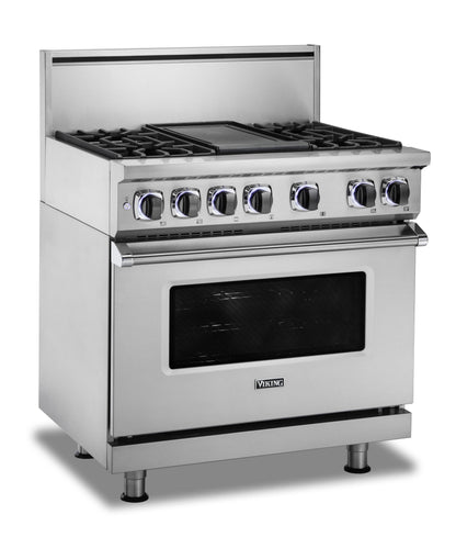 VIKING 36" Dual Fuel Range - VDR7362 Viking 7 Series Yellow - VDR73626BDALP