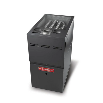 Goodman - 1.5 Ton/60,000 BTU 80% AFUE Gas Furnace and Air Conditioner System - Horizontal - 15.2 SEER2 - R32 - CHPTA2426B3